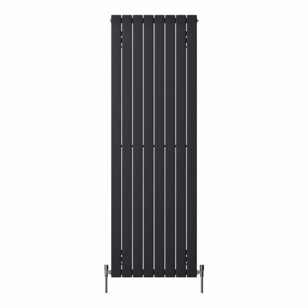 Black modern concord vertical radiator