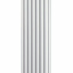 white vertical radiator