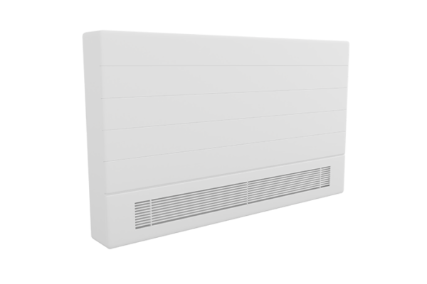 Low Surface Temperature White Radiator with plain white background