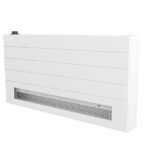 White Low Surface Temperature radiator on a plain white background